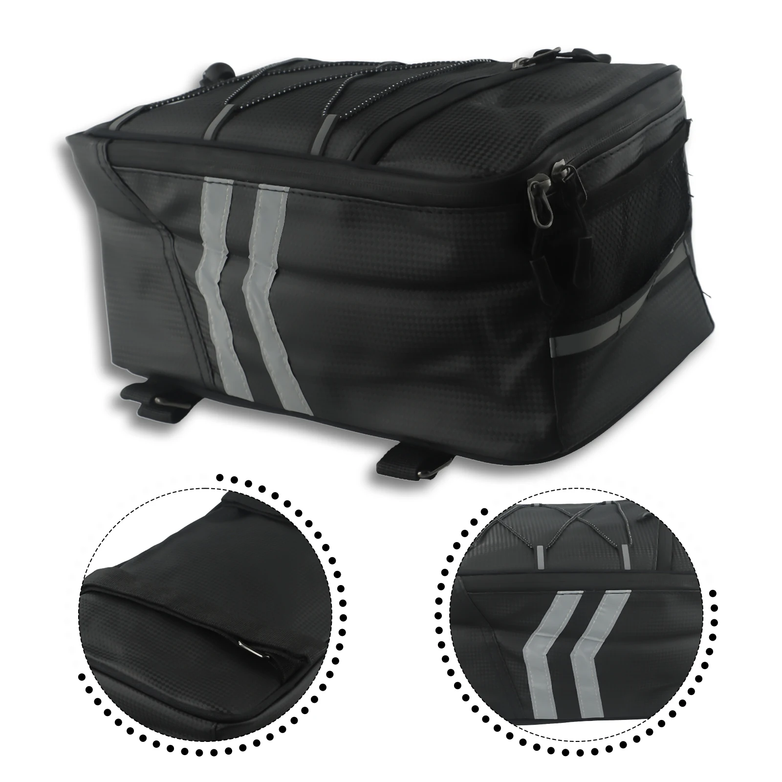 Panniers Waterproof Rear - حقيبة خلفية للدراجات النارية سعة 8
