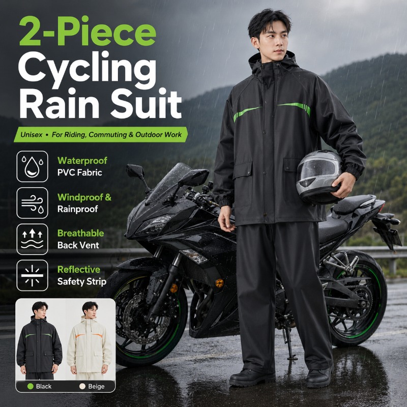 Cycling Commute Pants - بدلة مطر للدراجات الهوائية مقاومة للماء