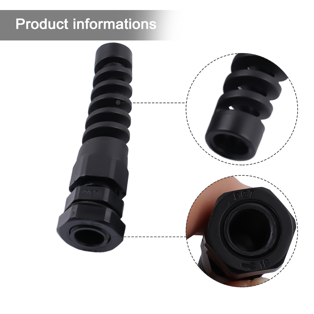 Cable Lock Flexible - موصل غدة كابل حلزوني مرن ،