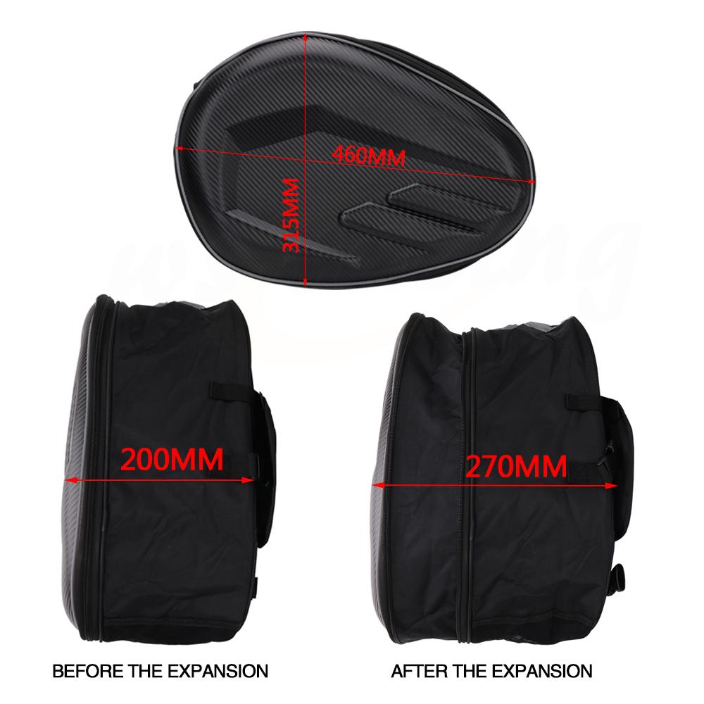 حقيبة دراجات نارية للمقعد الخل - مراجعة Panniers Waterproof Rear وسعره