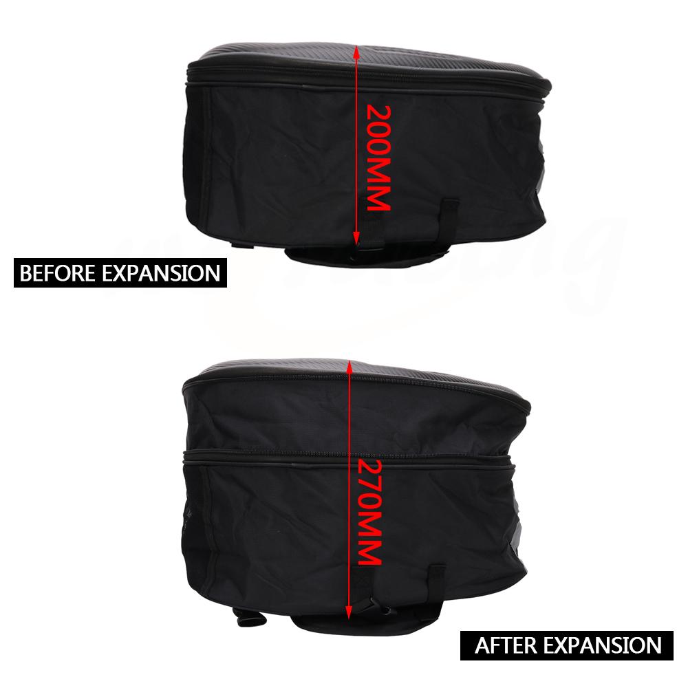 حقيبة دراجات نارية للمقعد الخل - مراجعة Panniers Waterproof Rear وسعره