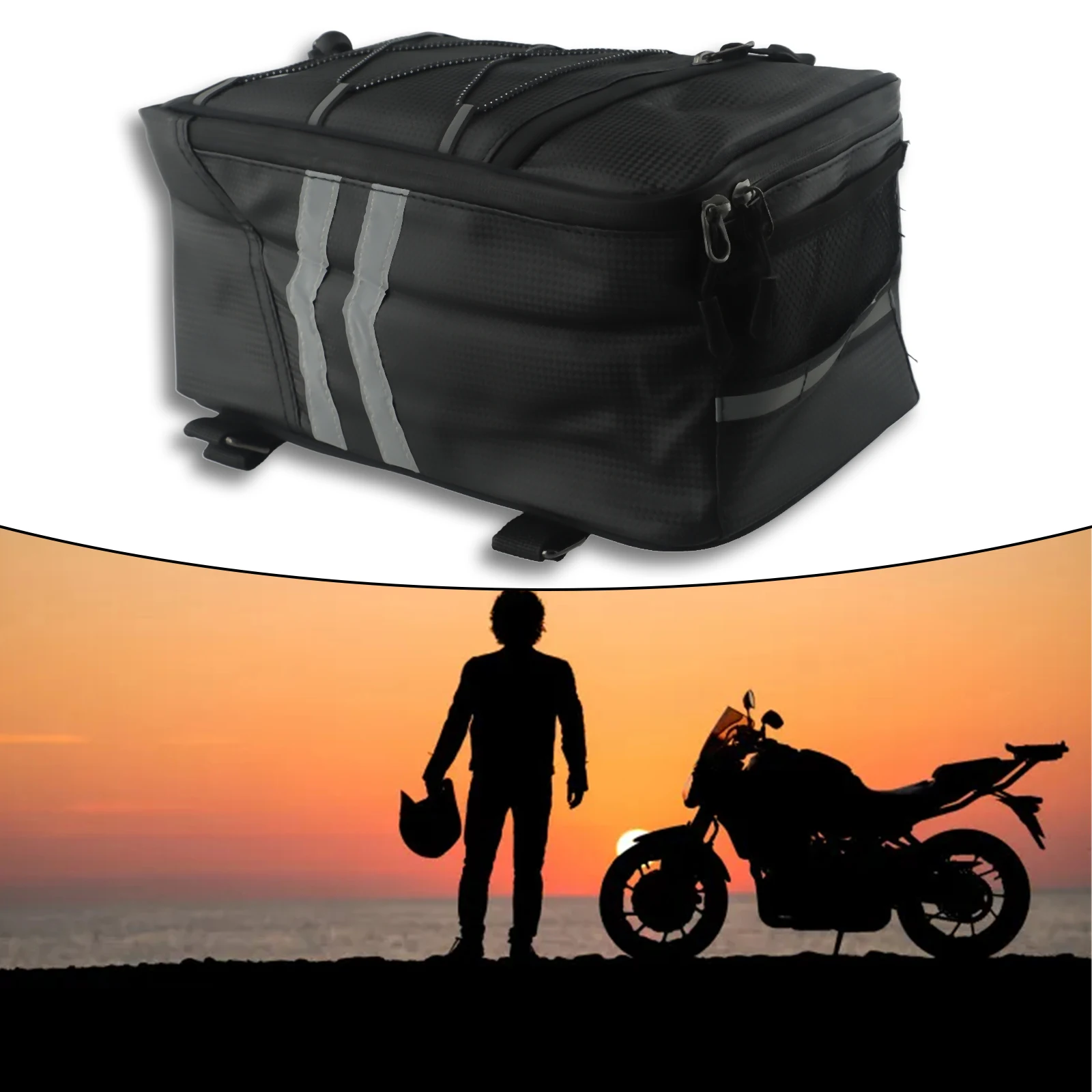 حقيبة خلفية للدراجات النارية س - مراجعة Panniers Waterproof Rear وسعره