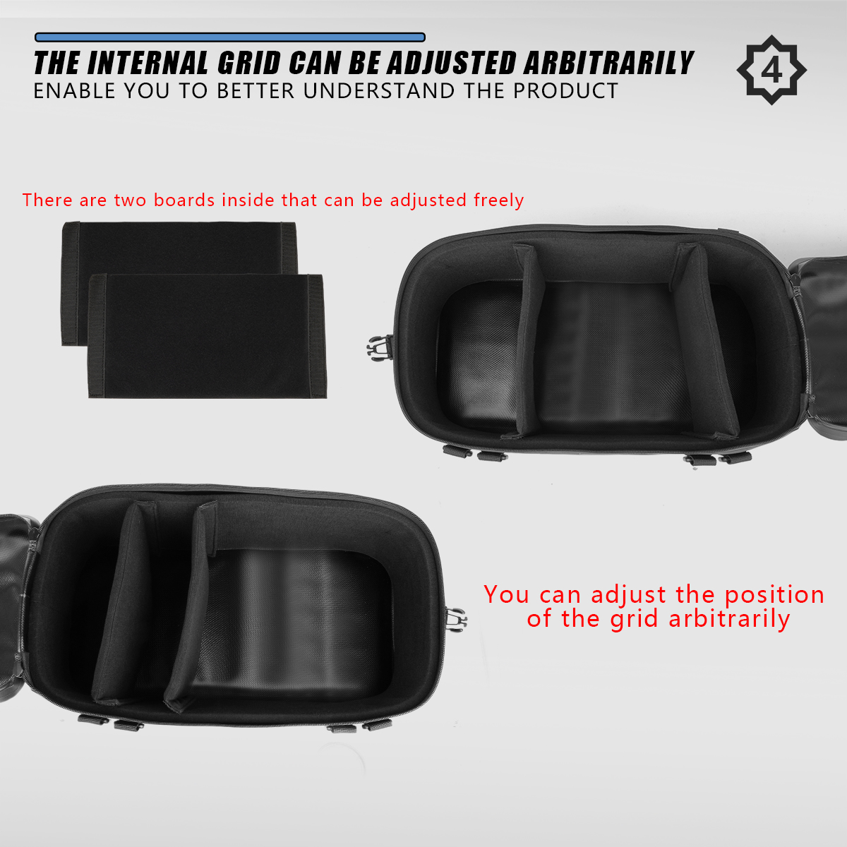 حقيبة جانبية للدراجات النارية  - مراجعة Panniers Waterproof Rear وسعره