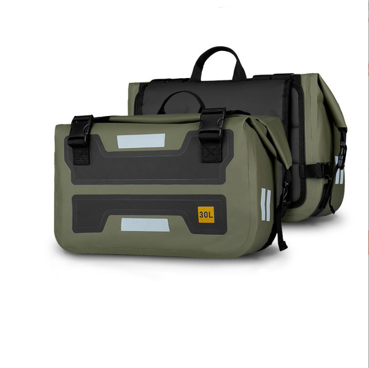 حقائب دراجات نارية مقاومة للما - مراجعة Panniers Waterproof Rear وسعره