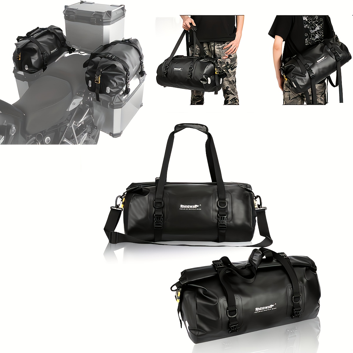 حقيبة خلفية للدراجات من Rhinow - مراجعة Panniers Waterproof Rear وسعره
