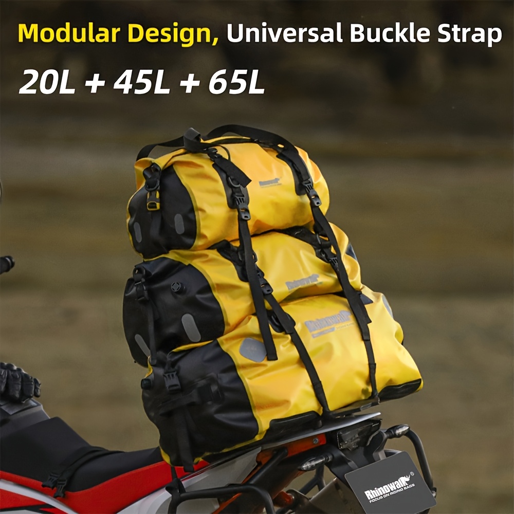 حقيبة خلفية للدراجات من Rhinow - مراجعة Panniers Waterproof Rear وسعره