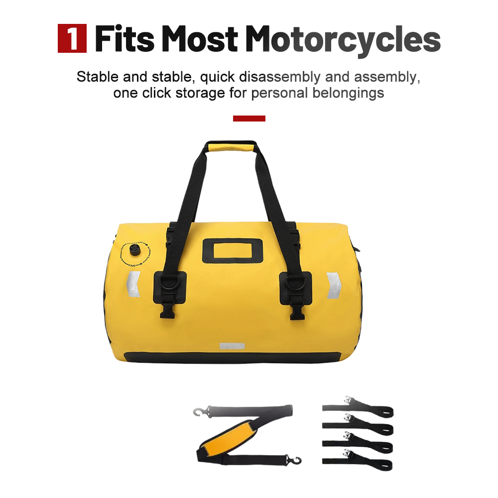 حقيبة دراجة نارية مقاومة للماء - مراجعة Panniers Waterproof Rear وسعره