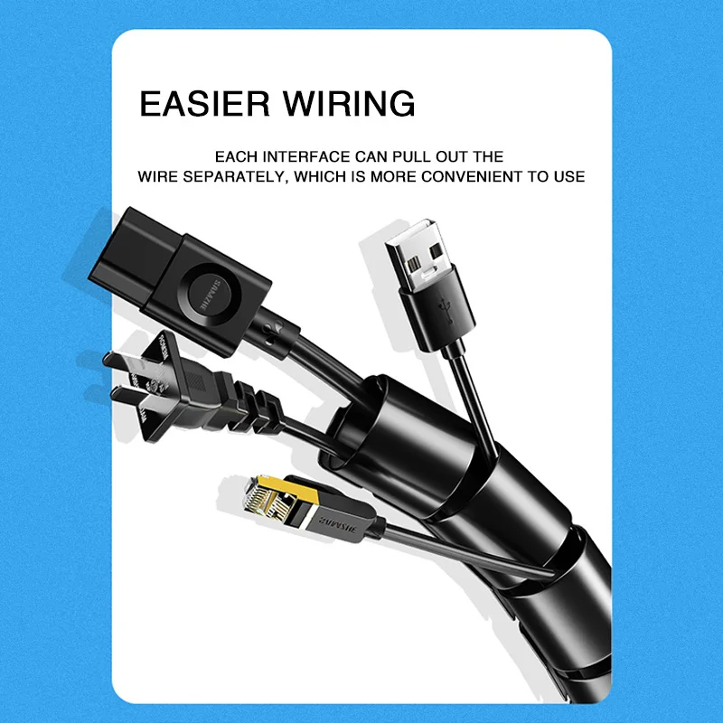 منظم كابلات حلزوني مرن بطول 2  - مراجعة Cable Lock Flexible وسعره
