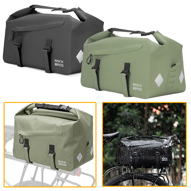 حقيبة دراجة قابلة للتوسيع سعة  - مراجعة Panniers Waterproof Rear وسعره