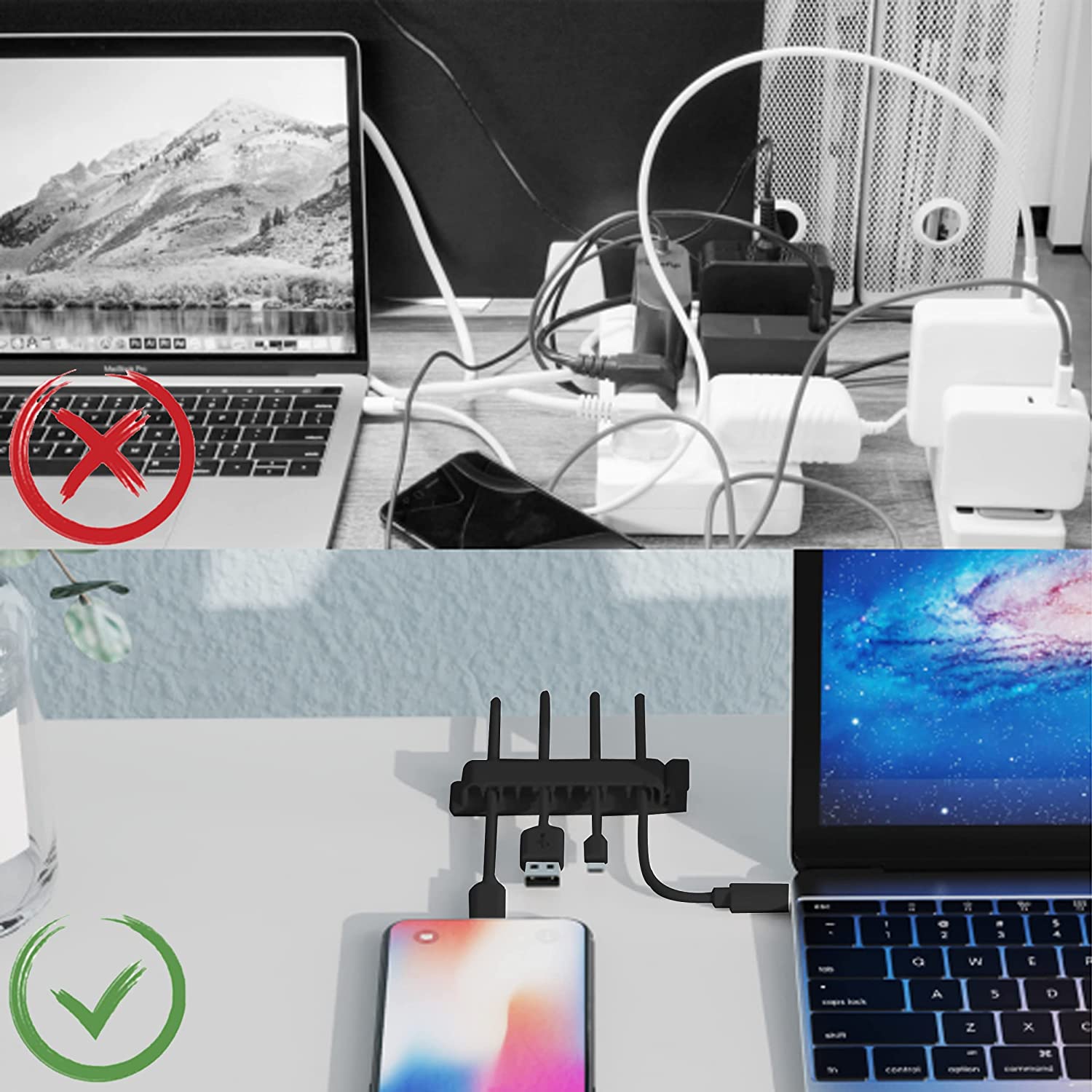 منظم الكابلات، حامل الأسلاك، م - مراجعة Cable Lock Flexible وسعره